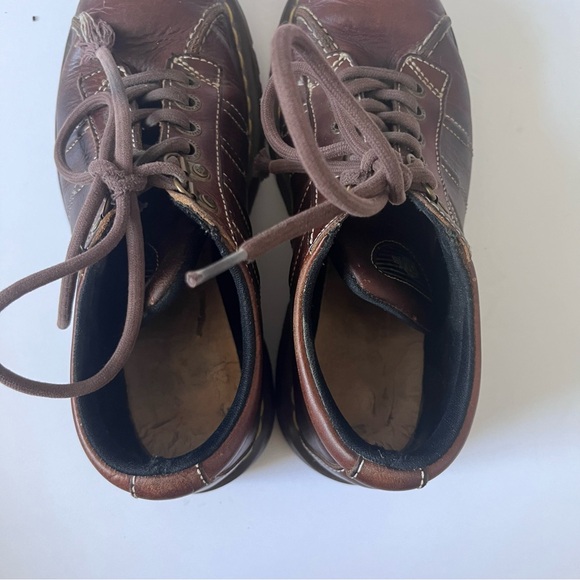 Vintage Dr Martens Chunky Shoes Women’s Size 8 Oxfords Brown 90s Grunge Y2K - Picture 8 of 10